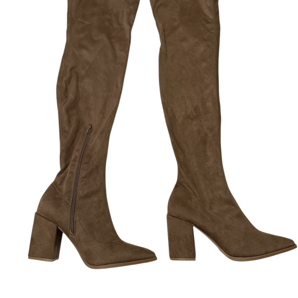 Fashion Nova Brown Over-the-Knee Boots